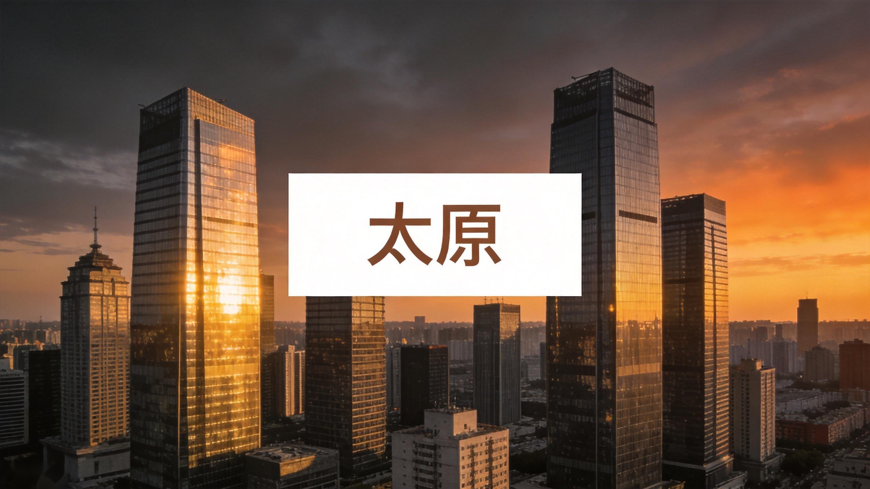 太原城市天际线全景